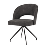Scaun catifea GRI | model ZANCA - eScaun.ro
