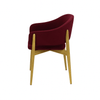 Scaun catifea ROZ | model ALMA - eScaun.ro