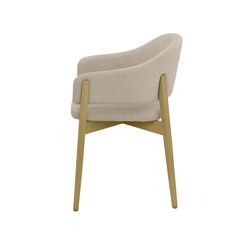 Scaun catifea ROZ | model ALMA - eScaun.ro