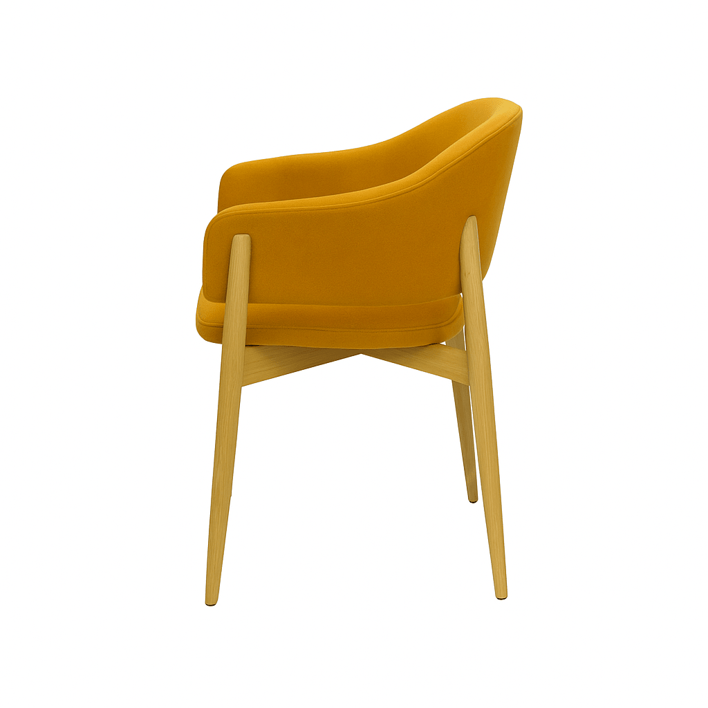 Scaun catifea ROZ | model ALMA - eScaun.ro
