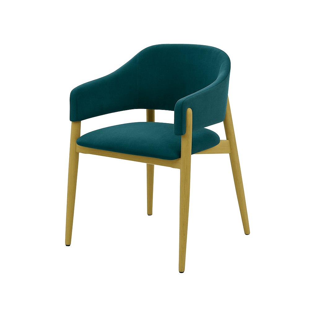 Scaun catifea ROZ | model ALMA - eScaun.ro
