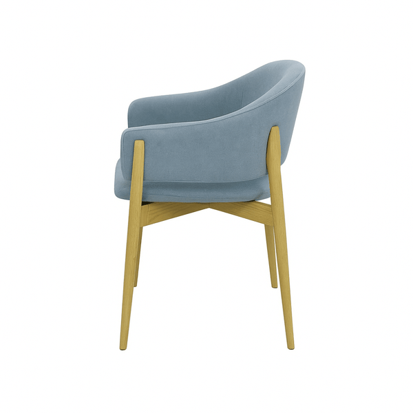 Scaun catifea ROZ | model ALMA - eScaun.ro