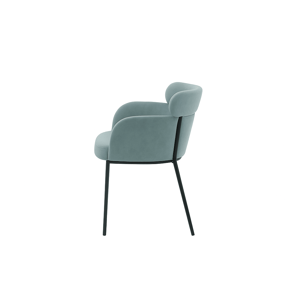 Scaun catifea TURCOAZ | model LENY - eScaun.ro