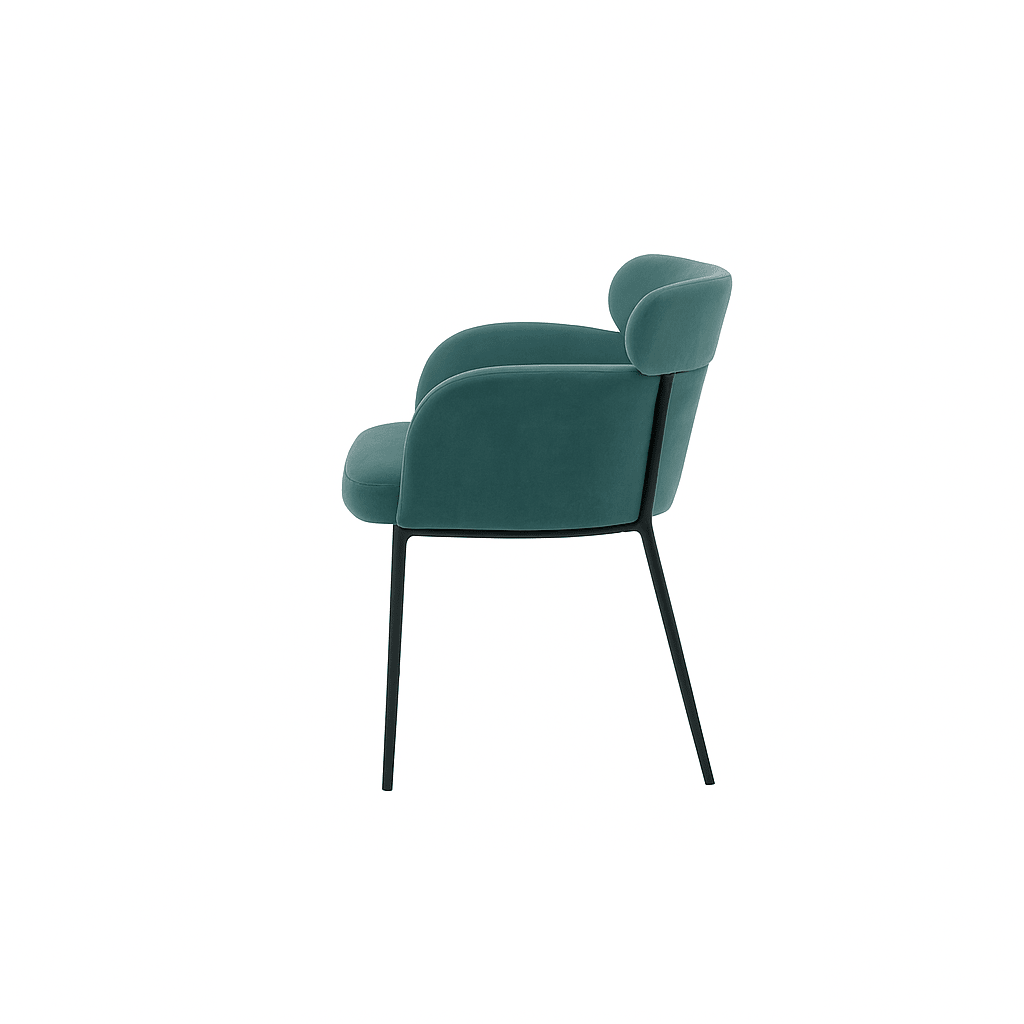 Scaun catifea TURCOAZ | model LENY - eScaun.ro