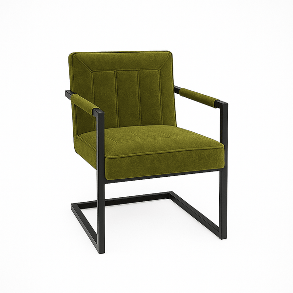 Scaun catifea VERDE | model BADSAAL EDI - eScaun.ro