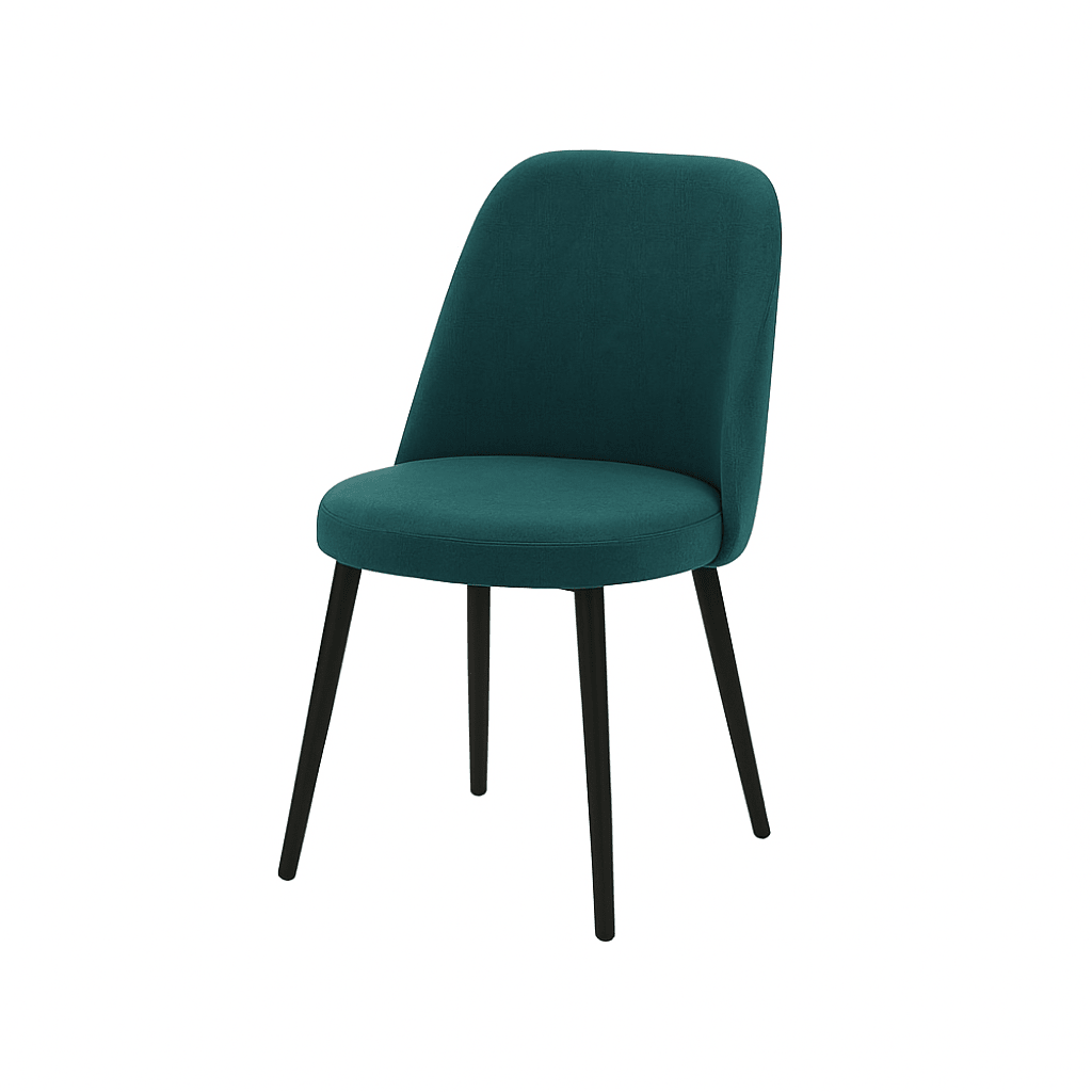 Scaun catifea VERDE | model ELA - eScaun.ro