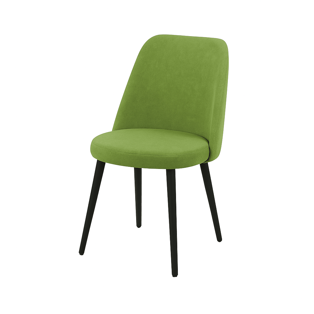 Scaun catifea VERDE | model ELA - eScaun.ro