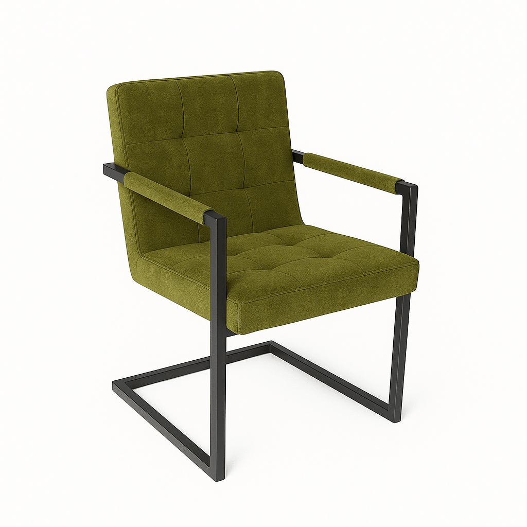 Scaun catifea VERDE | model FLEET BADSAAL O - eScaun.ro