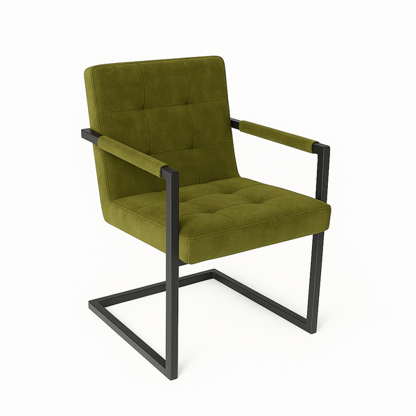 Scaun catifea VERDE | model FLEET BADSAAL O - eScaun.ro