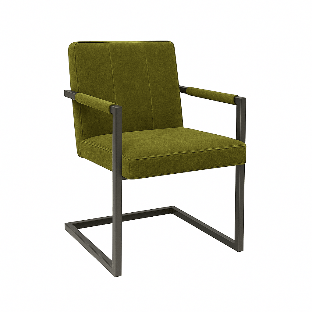 Scaun catifea VERDE | model FLEET OHIO - eScaun.ro