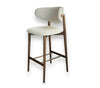 Scaun de bar alb din lemn | model OLE - eScaun.ro