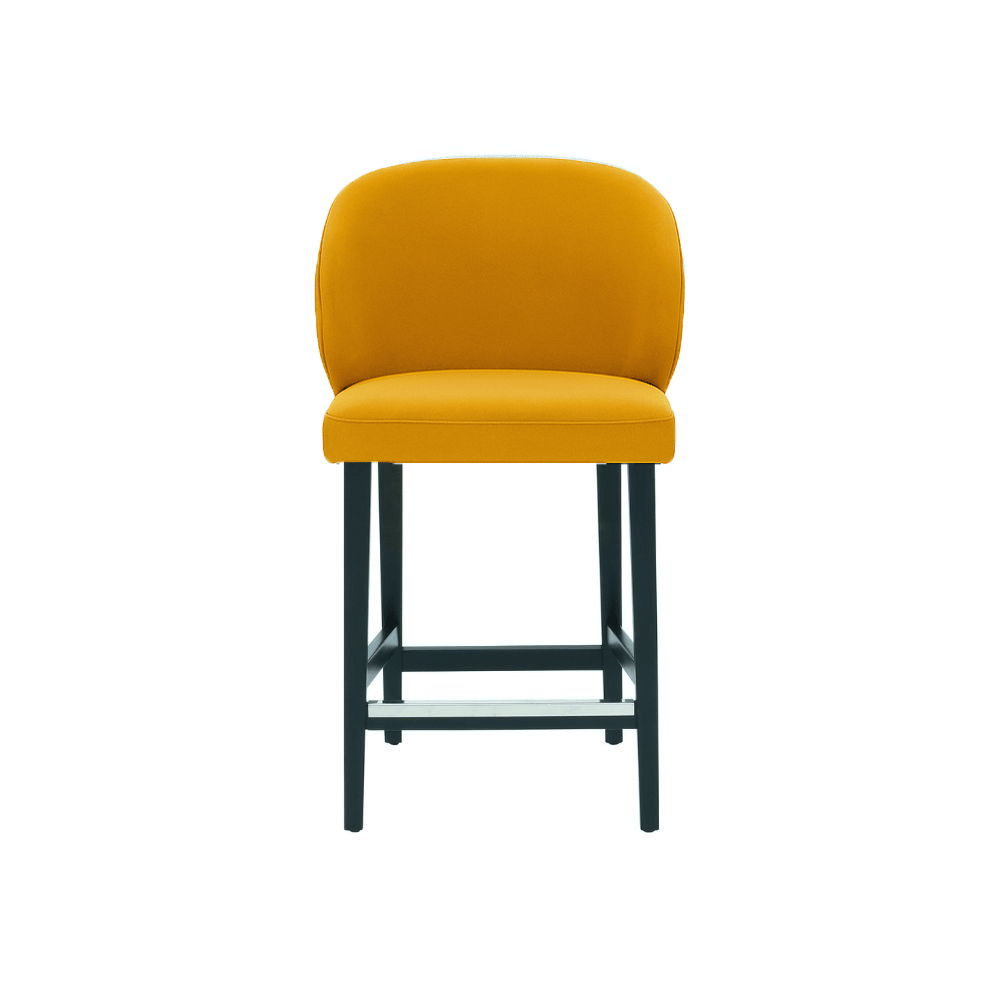 Scaun de bar catifea ROZ | model CAPRICE - eScaun.ro