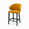Scaun de bar catifea ROZ | model CAPRICE - eScaun.ro
