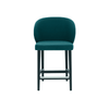 Scaun de bar catifea ROZ | model CAPRICE - eScaun.ro