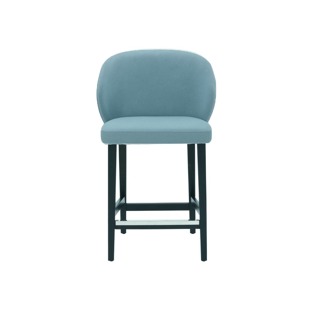 Scaun de bar catifea ROZ | model CAPRICE - eScaun.ro