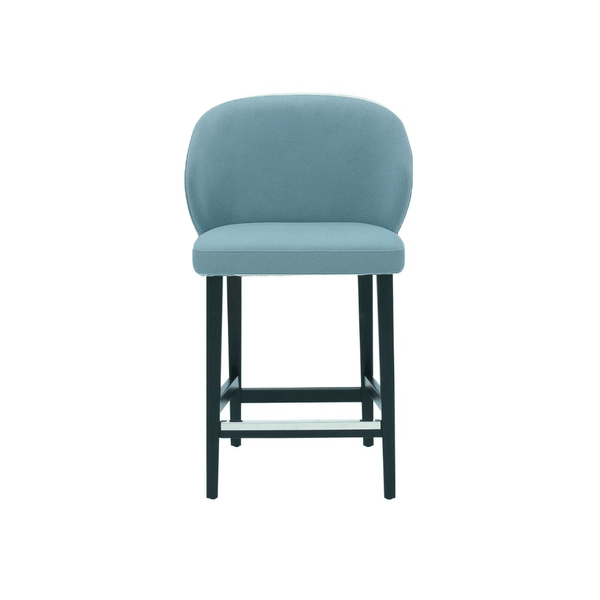 Scaun de bar catifea ROZ | model CAPRICE - eScaun.ro