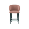 Scaun de bar catifea ROZ | model CAPRICE - eScaun.ro