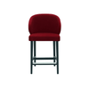 Scaun de bar catifea ROZ | model CAPRICE - eScaun.ro