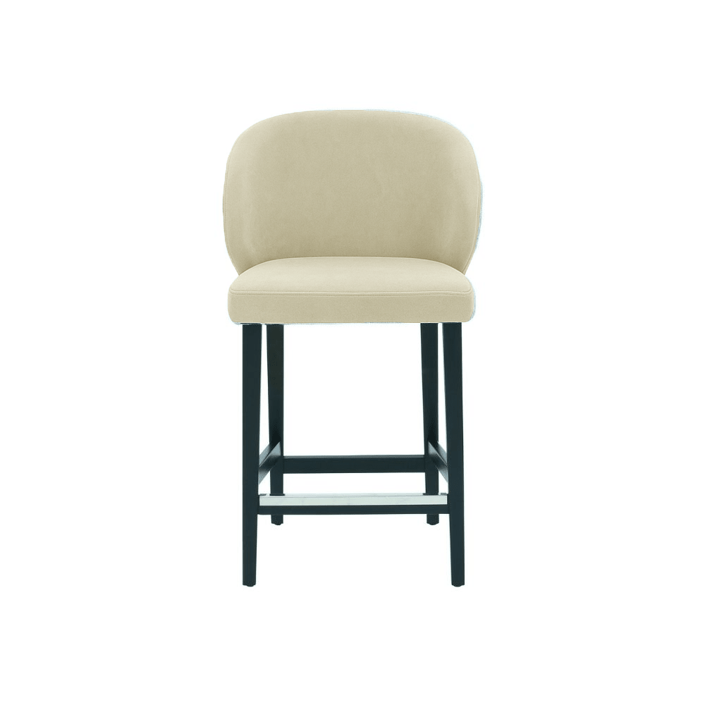 Scaun de bar catifea ROZ | model CAPRICE - eScaun.ro