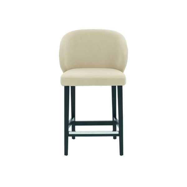Scaun de bar catifea ROZ | model CAPRICE - eScaun.ro