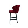 Scaun de bar catifea ROZ | model CAPRICE - eScaun.ro