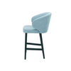 Scaun de bar catifea ROZ | model CAPRICE - eScaun.ro