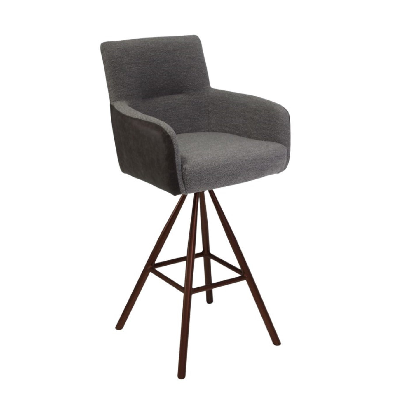 Scaun de bar din stofa si piele | model PIANO - eScaun.ro
