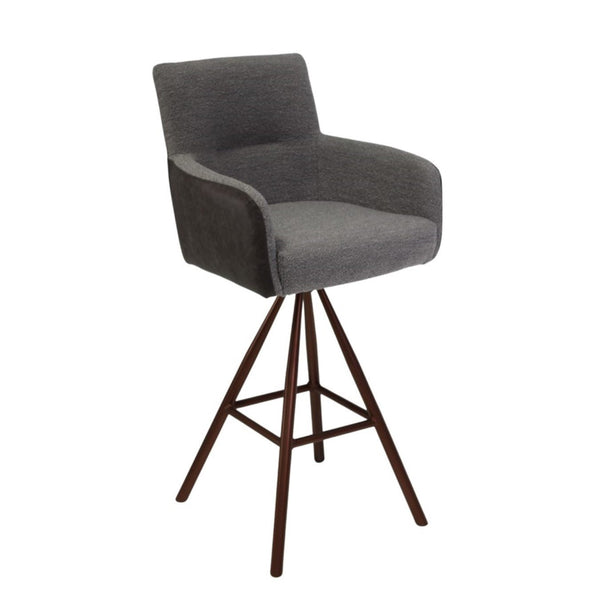 Scaun de bar din stofa si piele | model PIANO - eScaun.ro