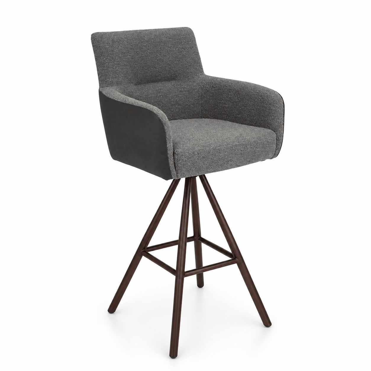 Scaun de bar din stofa si piele | model PIANO - eScaun.ro