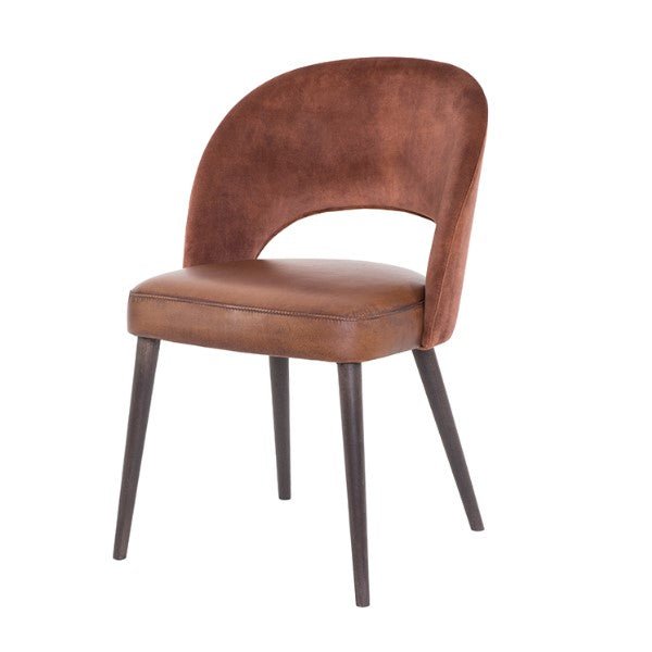 Scaun de living caramiziu | model ZANCA - eScaun.ro