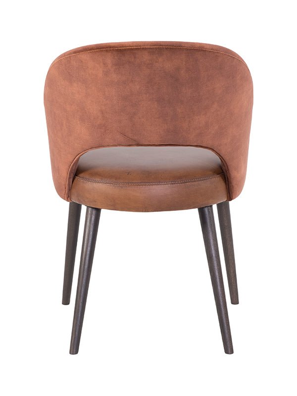 Scaun de living caramiziu | model ZANCA - eScaun.ro