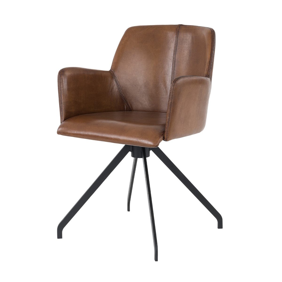 Scaun din piele naturala de bivol | model GIANI - eScaun.ro