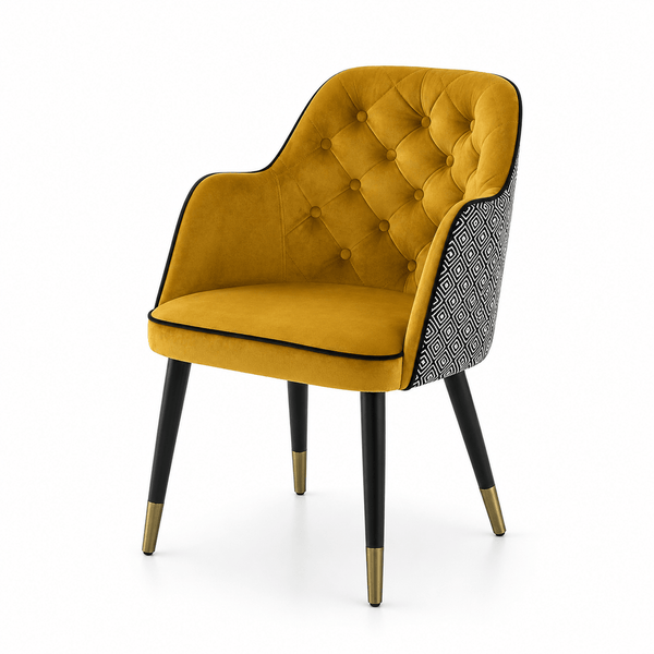 Scaun dormitor din material | model PINO BUTON - eScaun.ro
