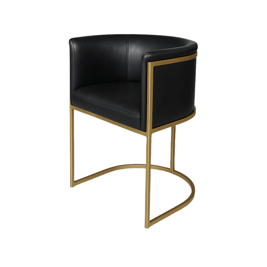 Scaun elegant NEAGRU | model ENRI - eScaun.ro