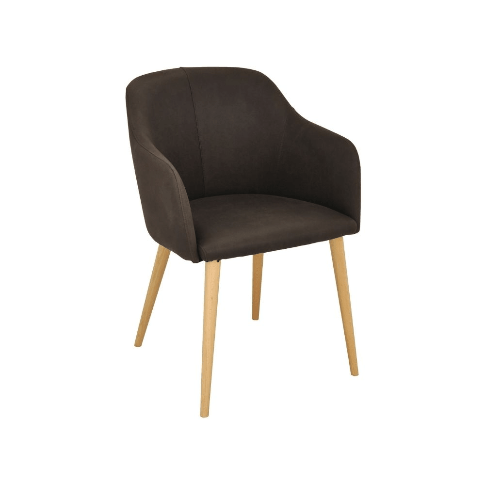 Scaun gri din material | model CROCO - eScaun.ro