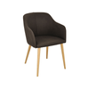 Scaun gri din material | model CROCO - eScaun.ro