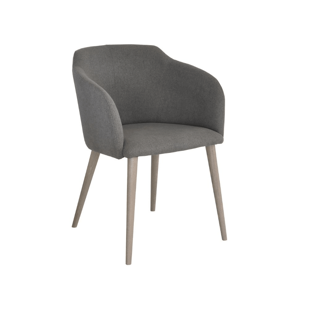 Scaun gri din material | model CROCO - eScaun.ro