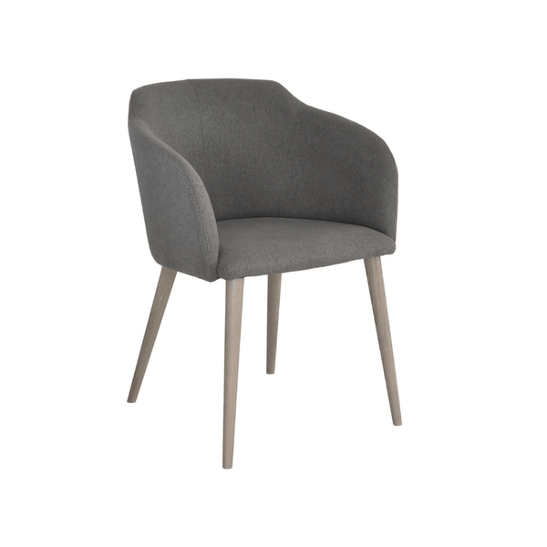 Scaun gri din material | model CROCO - eScaun.ro