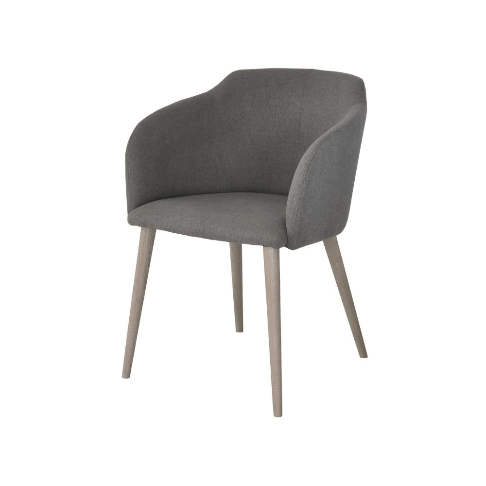 Scaun gri din material | model CROCO - eScaun.ro