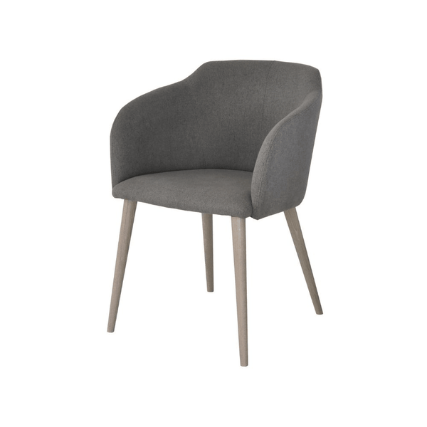 Scaun gri din material | model CROCO - eScaun.ro