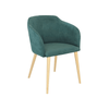 Scaun gri din material | model CROCO - eScaun.ro