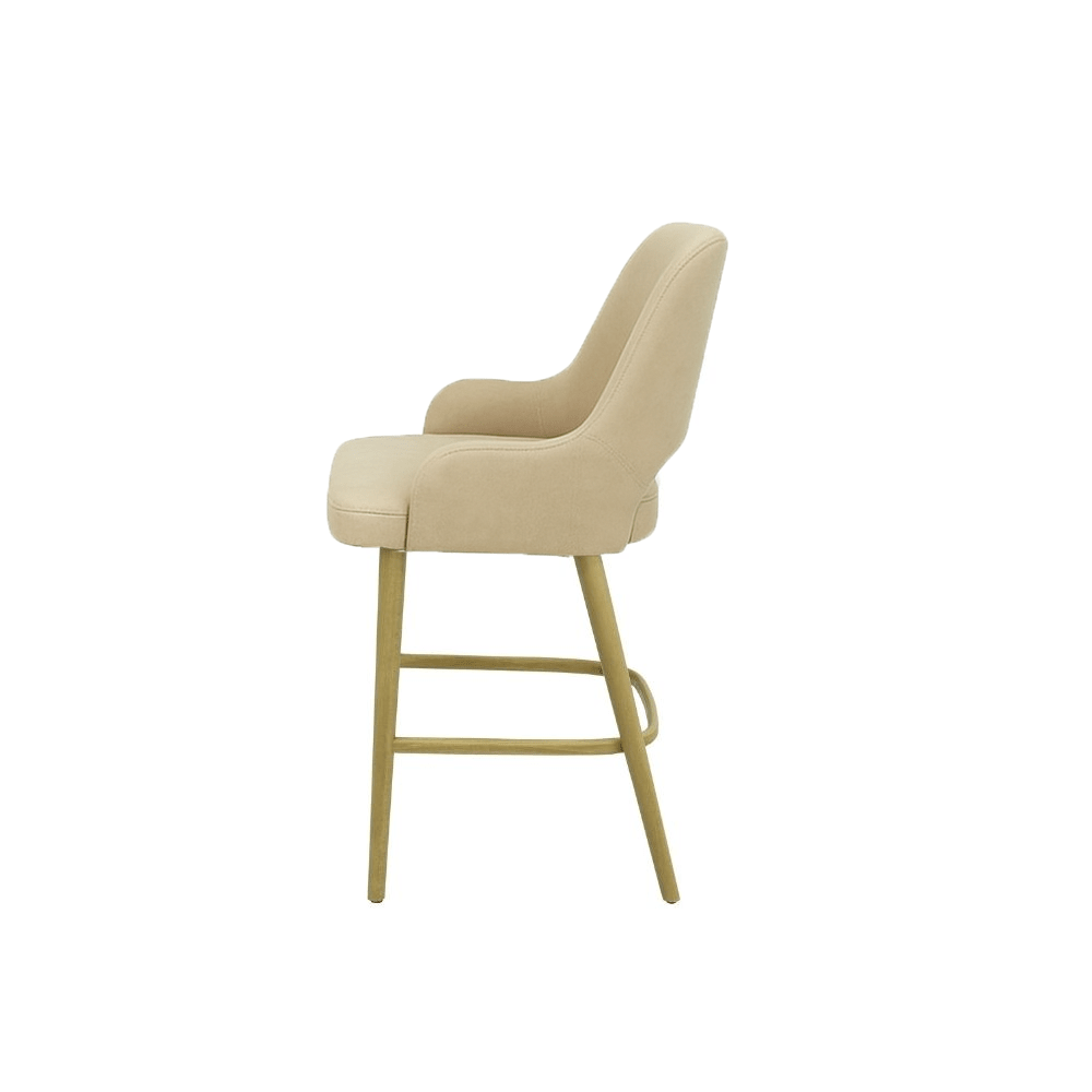 Scaun insula catifea ALBASTRA | model HUGO - eScaun.ro