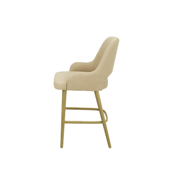 Scaun insula catifea ALBASTRA | model HUGO - eScaun.ro