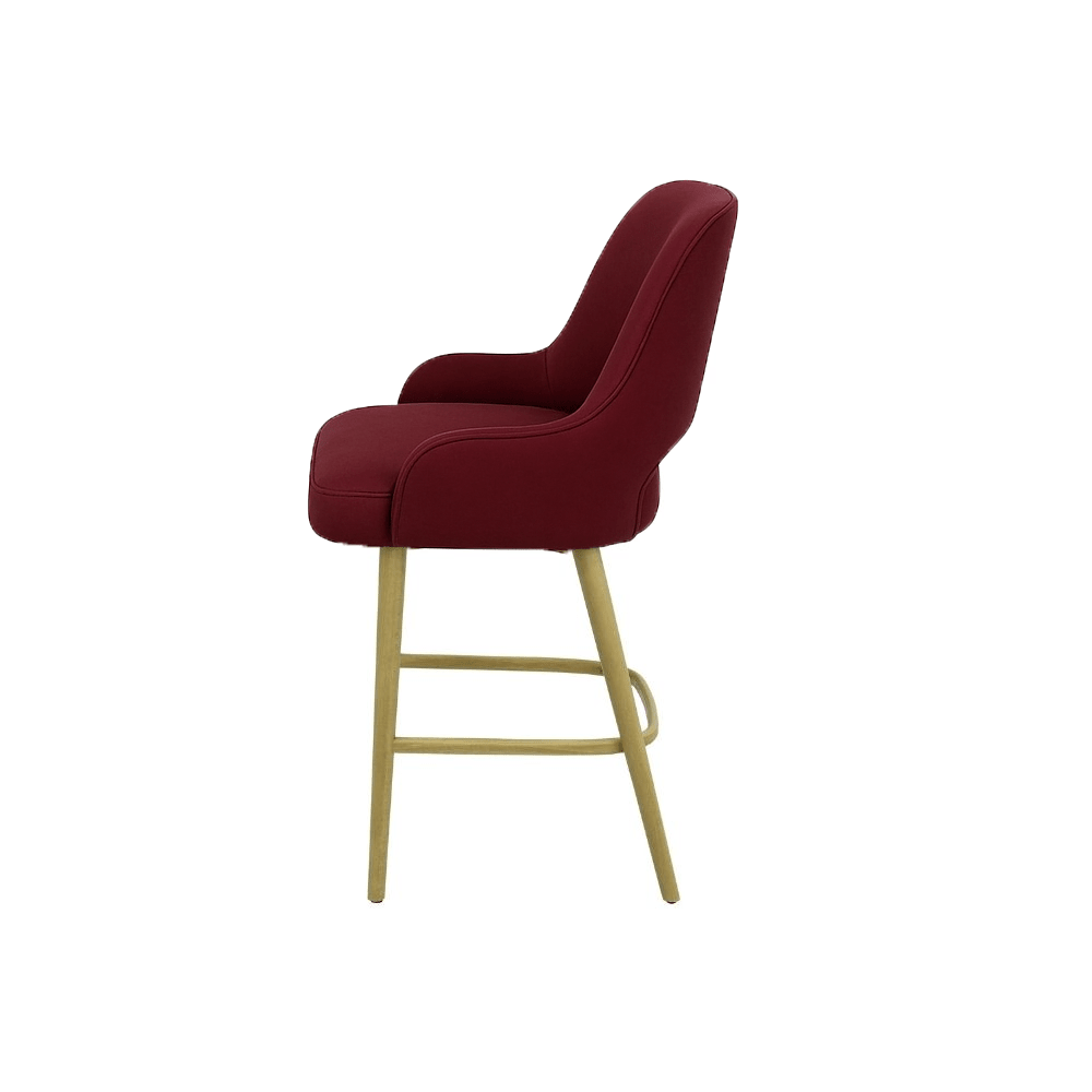 Scaun insula catifea ALBASTRA | model HUGO - eScaun.ro