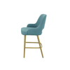 Scaun insula catifea ALBASTRA | model HUGO - eScaun.ro