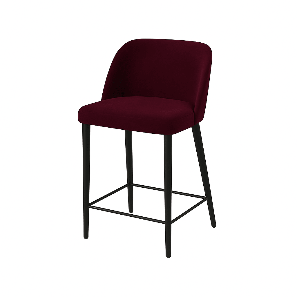 Scaun insula catifea ALBASTRA | model IVA - eScaun.ro