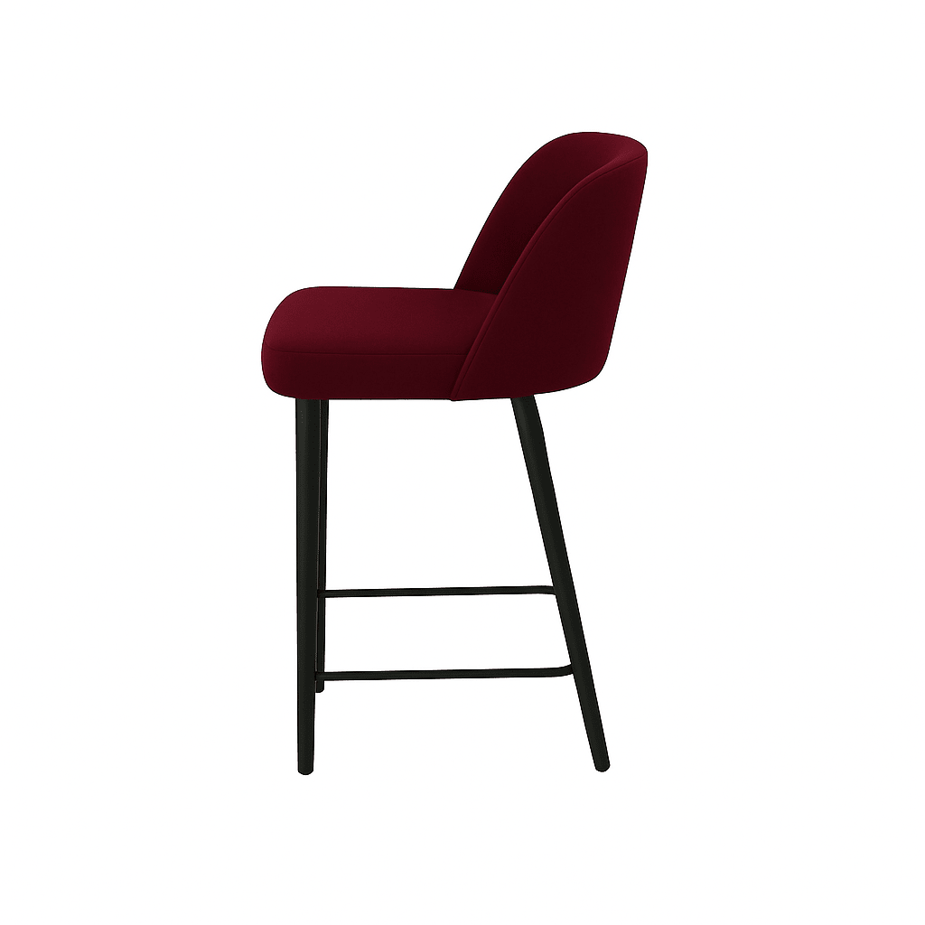 Scaun insula catifea ALBASTRA | model IVA - eScaun.ro