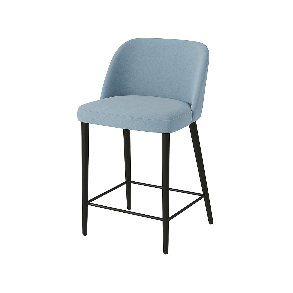 Scaun insula catifea ALBASTRA | model IVA - eScaun.ro