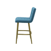 Scaun insula catifea ALBASTRA | model RIGA - eScaun.ro