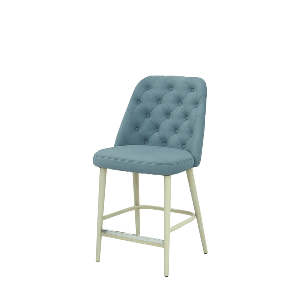 Scaun insula catifea ALBASTRA | model SCOT - eScaun.ro